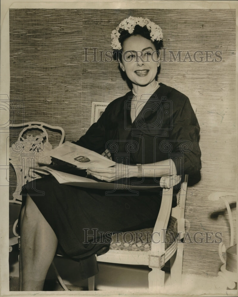 1960 Press Photo Mrs. M.E. Goodman - nob20498