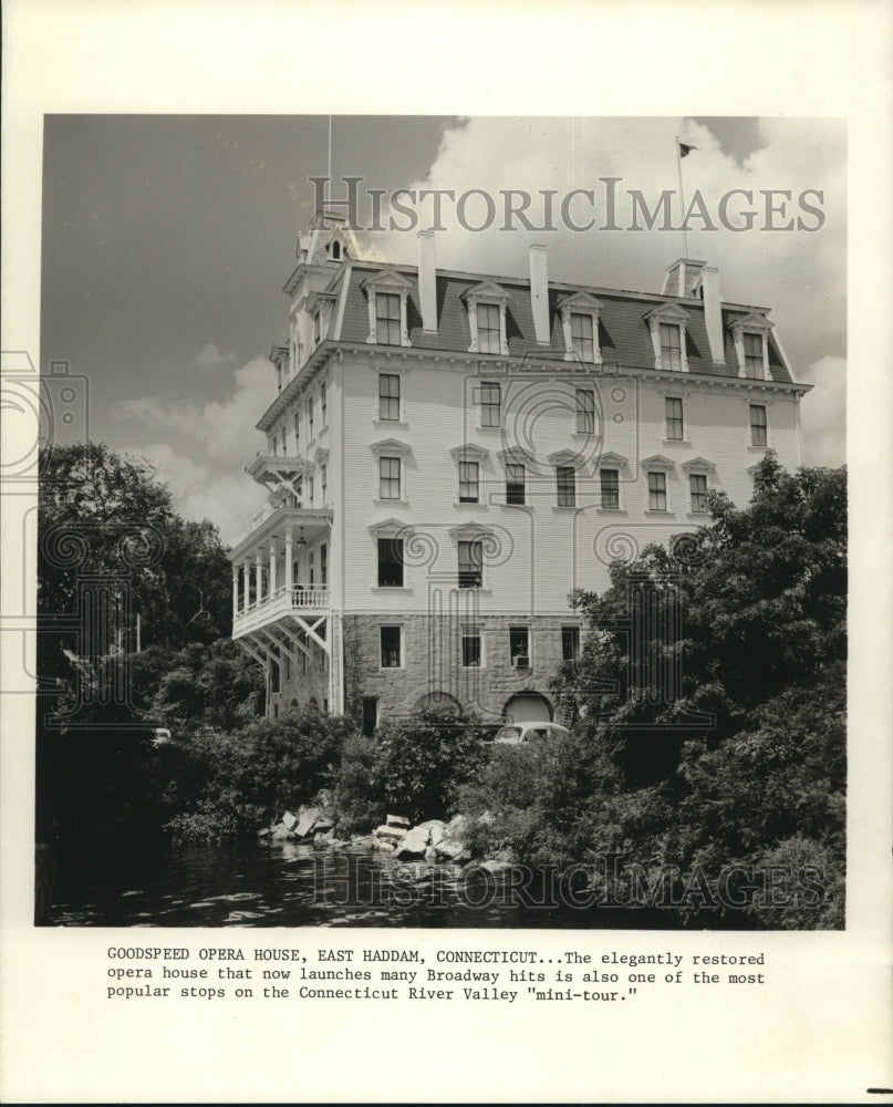 Press Photo Restored Goodspeed Opera House in East Haddam, Connecticut