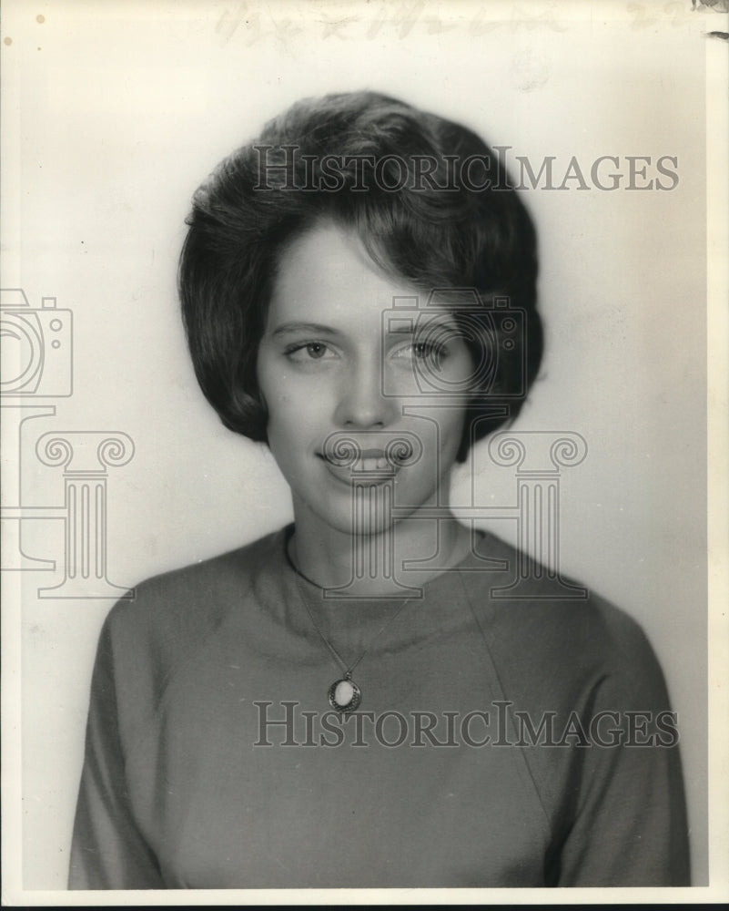 1962 Press Photo Linda Dean Gibson, Lady-In-Waiting - nob20576