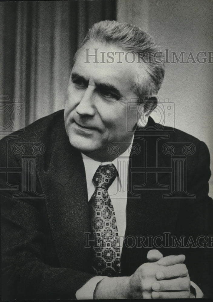 1977 Press Photo Edward Greek, Polish United Workers' Party Central Committee - Historic Images