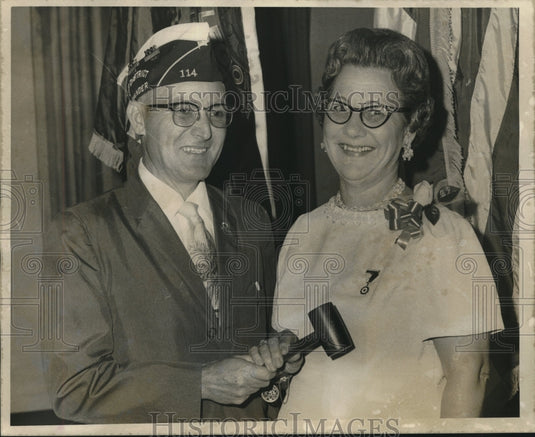 1971 Press Photo 1st District American Legion & Auxiliary new officers- Historic Images