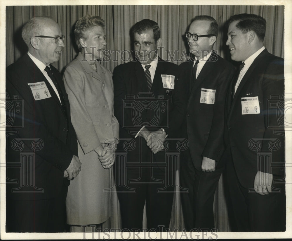1967 Press Photo Dr. Ronald B. George, Tri-State Thoracic Case Conference