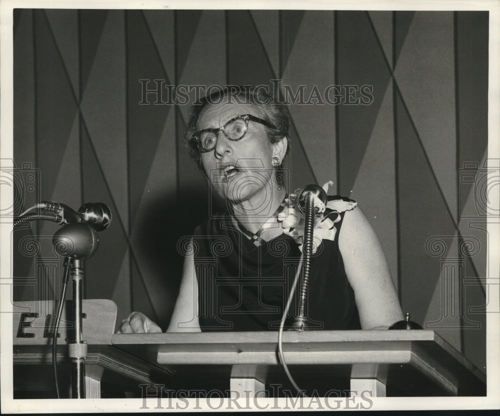 1955 Press Photo Mrs. Irving M. Engel, National Council of Jewish Women