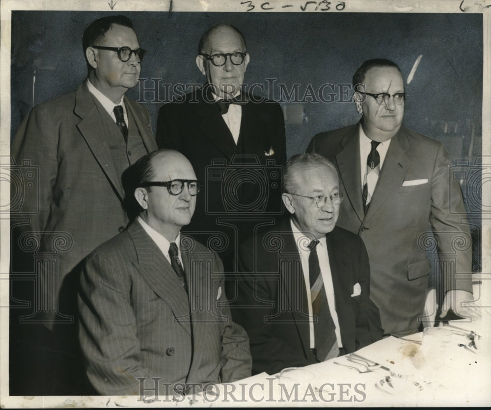 1954 Press Photo Members of Louisiana District Judges Association at a meeting- Historic Images