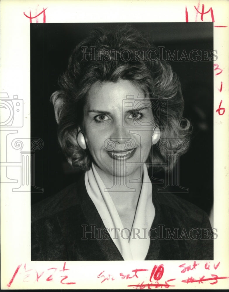 1989 Press Photo Mrs. Mary S. Glynn, Doctor&#39;s Party - Historic Images