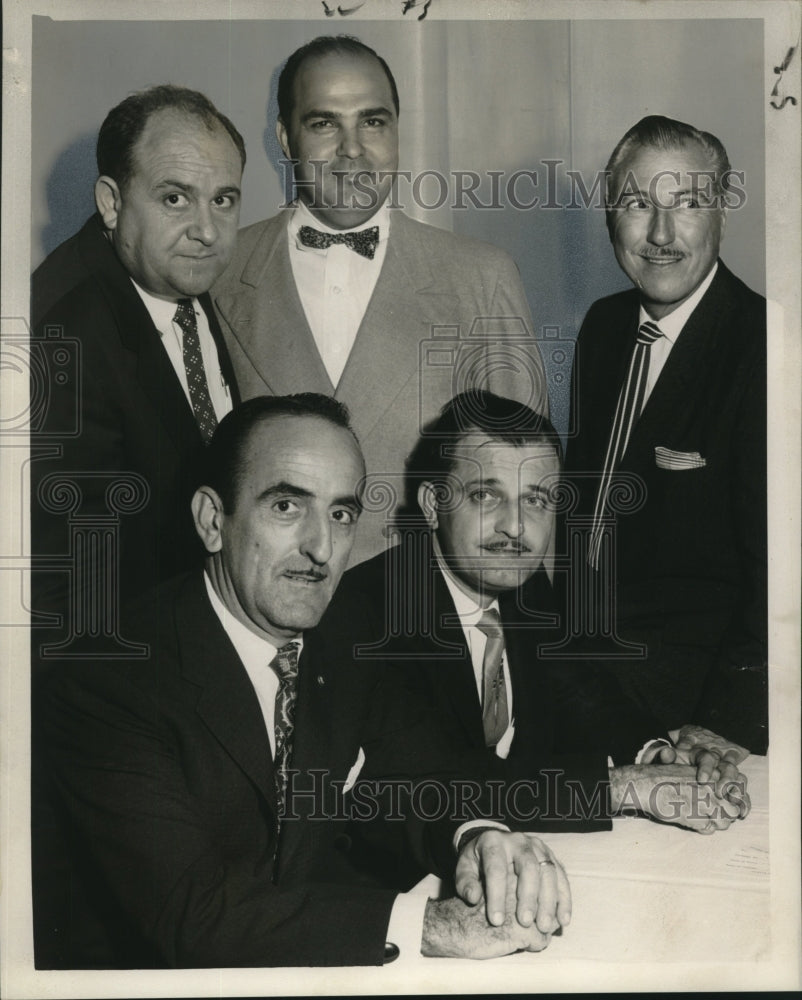 1955 Press Photo New Orleans Exchange of Consumer Finance Inauguration