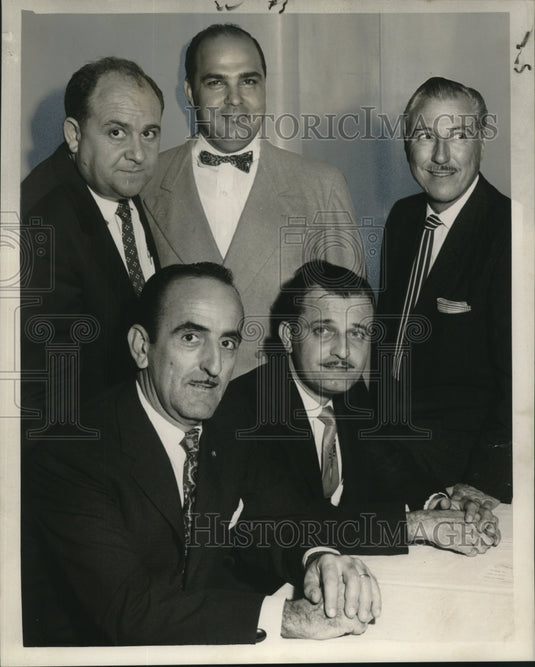 1955 Press Photo New Orleans Exchange of Consumer Finance Inauguration