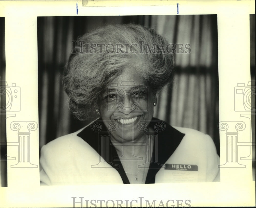 1990 Press Photo Maxine Green, National Tenants Organization.- Historic Images