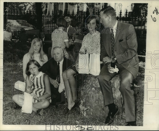 1967 Press Photo Mr. Paul V. Godfrey, Father-Daughter luncheon - nob22680