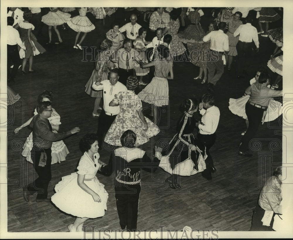 1972 Press Photo New Orleans Square Dance Association- Historic Images