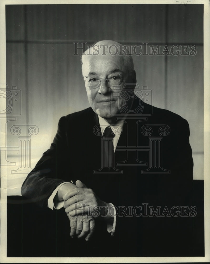 1969 Press Photo Associate Justice Walter B. Hamlin, Louisiana Supreme Court
