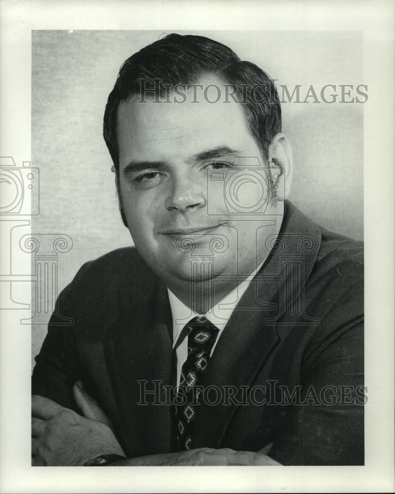 1971 Press Photo Bob Hammon, bass player- Historic Images