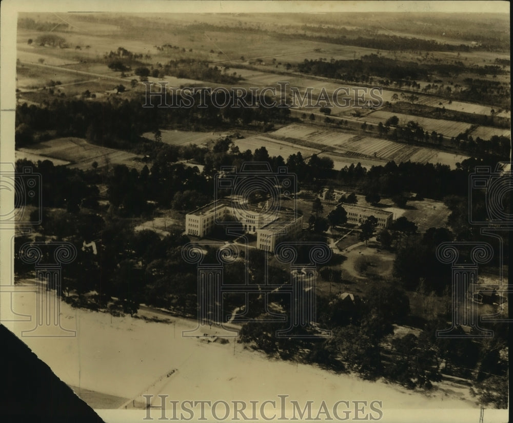 1960 Press Photo Aerial View of Gulf Park College - nob23824