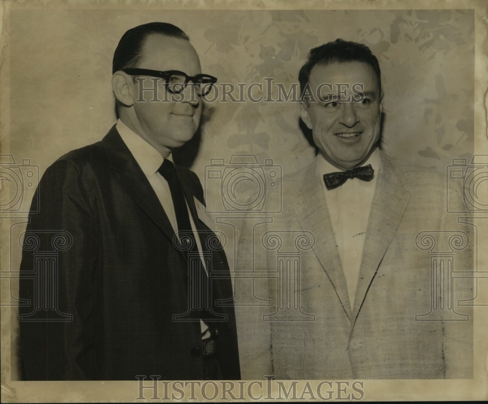 1959 Press Photo Harry P. Greep &amp; William Hallahan at the Homestead Event