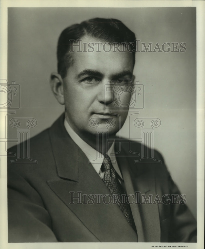 1958 Press Photo John Halliburton, Business Executive - nob24054