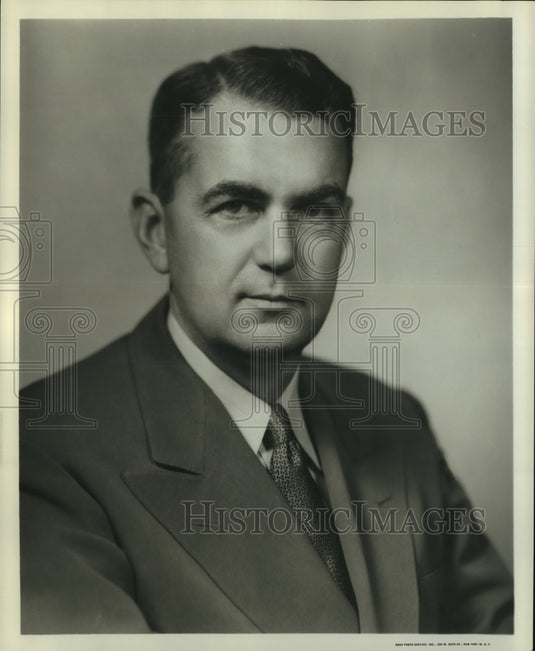 1958 Press Photo John Halliburton, Business Executive - nob24054
