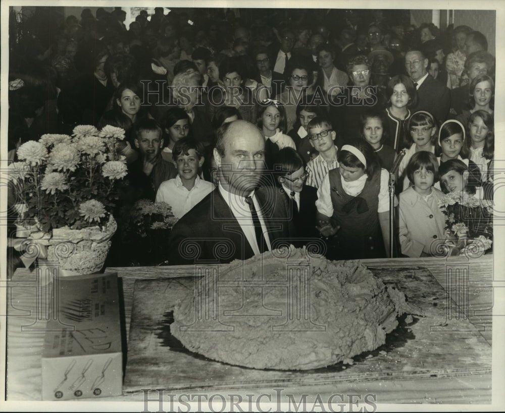 1966 Press Photo Metairie Park Country Day new building dedication at Park Road