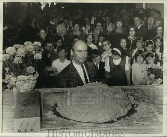 1966 Press Photo Metairie Park Country Day new building dedication at Park Road