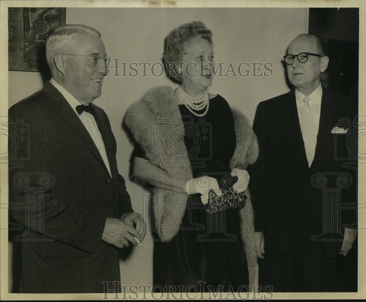 1959 Press Photo Judge and Mrs. Walter Hammond and Mr. John B. Church.
