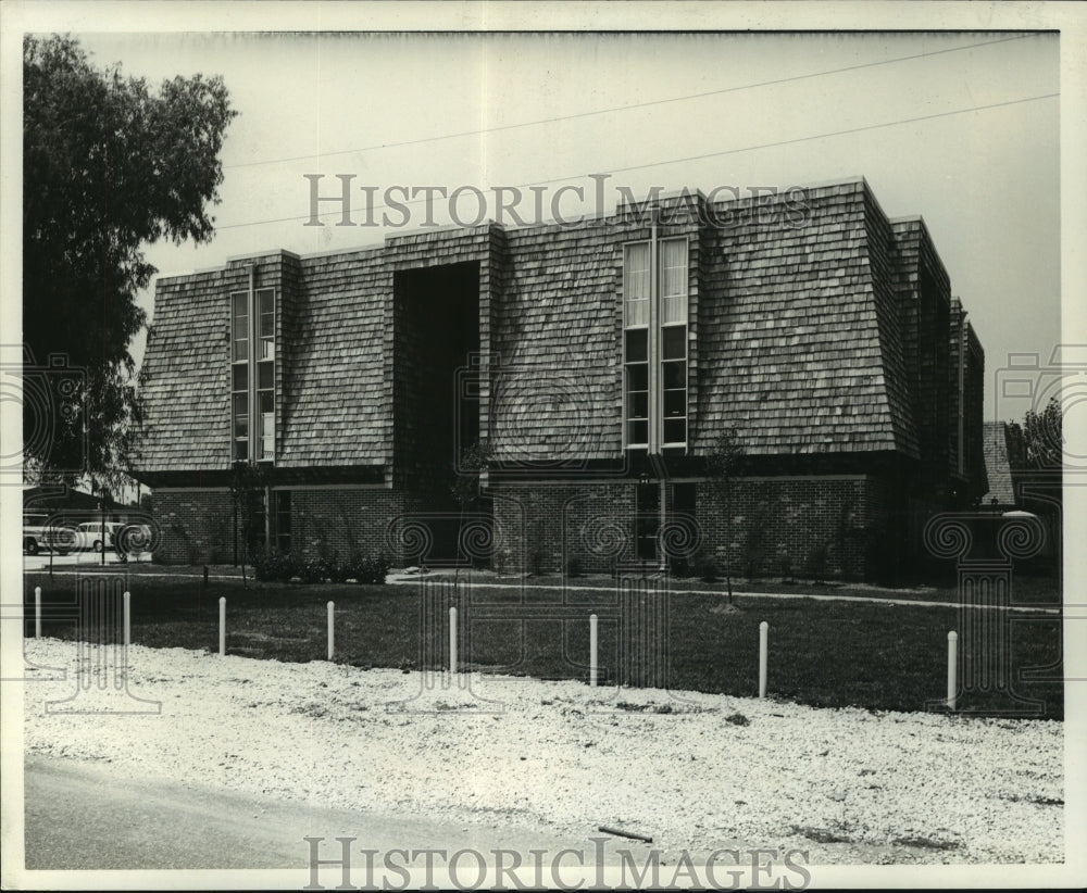 1970 Press Photo New Orleans Housing - Exterior View of Hampton Court Apartments- Historic Images