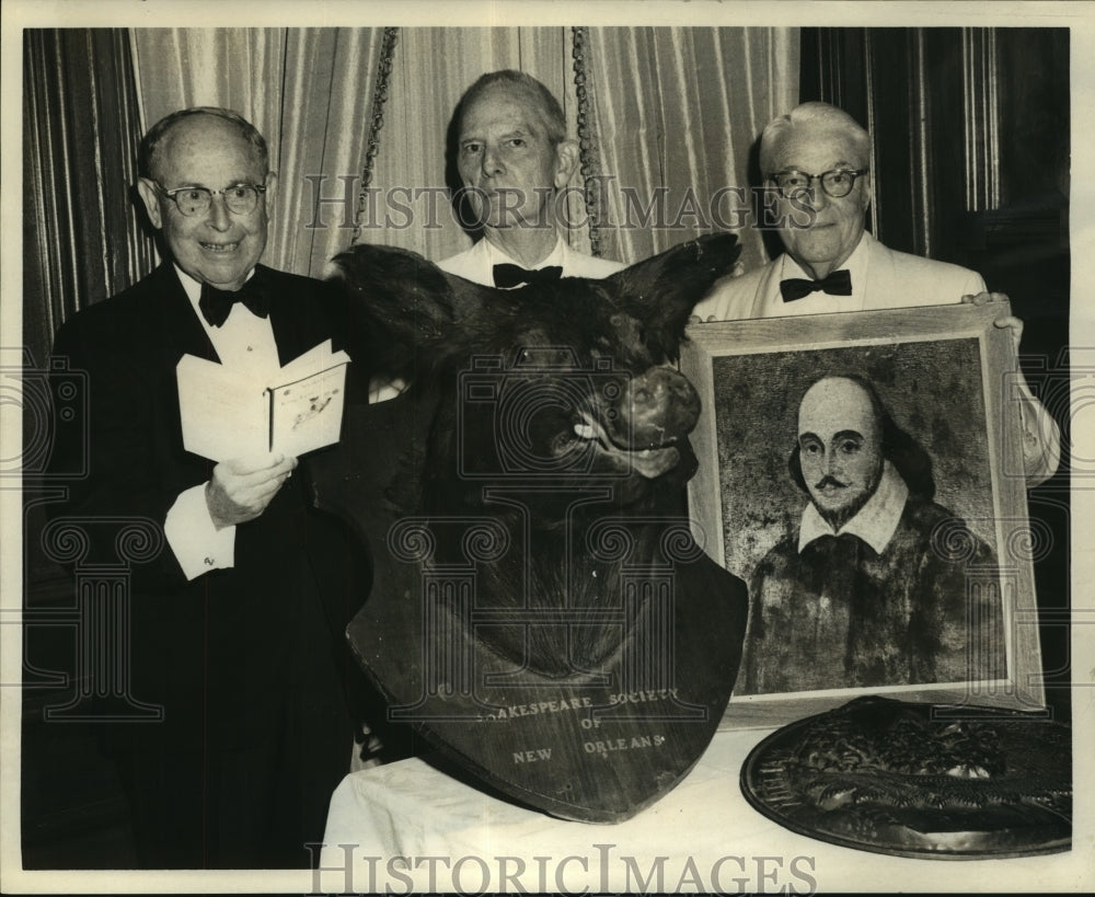 1971 Press Photo The Shakespeare Society of New Orleans Anniversary Feast