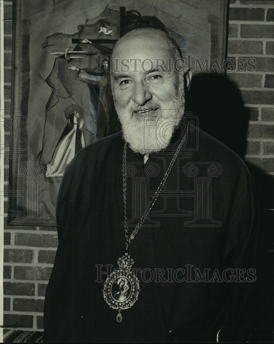 1976 Press Photo His Beatitude, Patriarch Maximos V. Hakim, Beirut, Lebanon- Historic Images