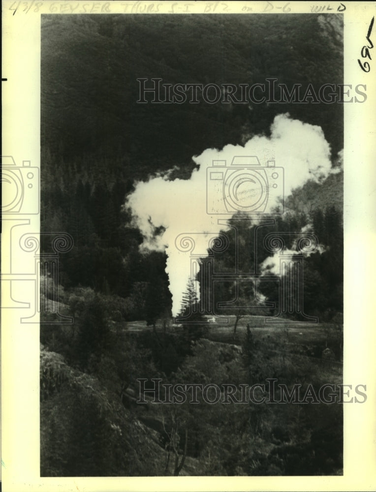 1979 Press Photo General view of The Geysers, located north of San Francisco- Historic Images