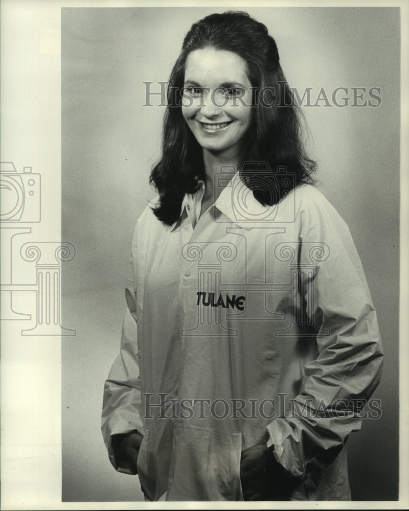 1977 Press Photo Tulane University student Linda Giroir- Historic Images