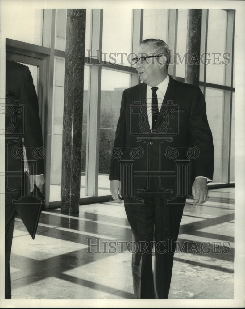 1968 Press Photo James H. Gill at Judge O&#39;Hara Hearing at State Supreme Court