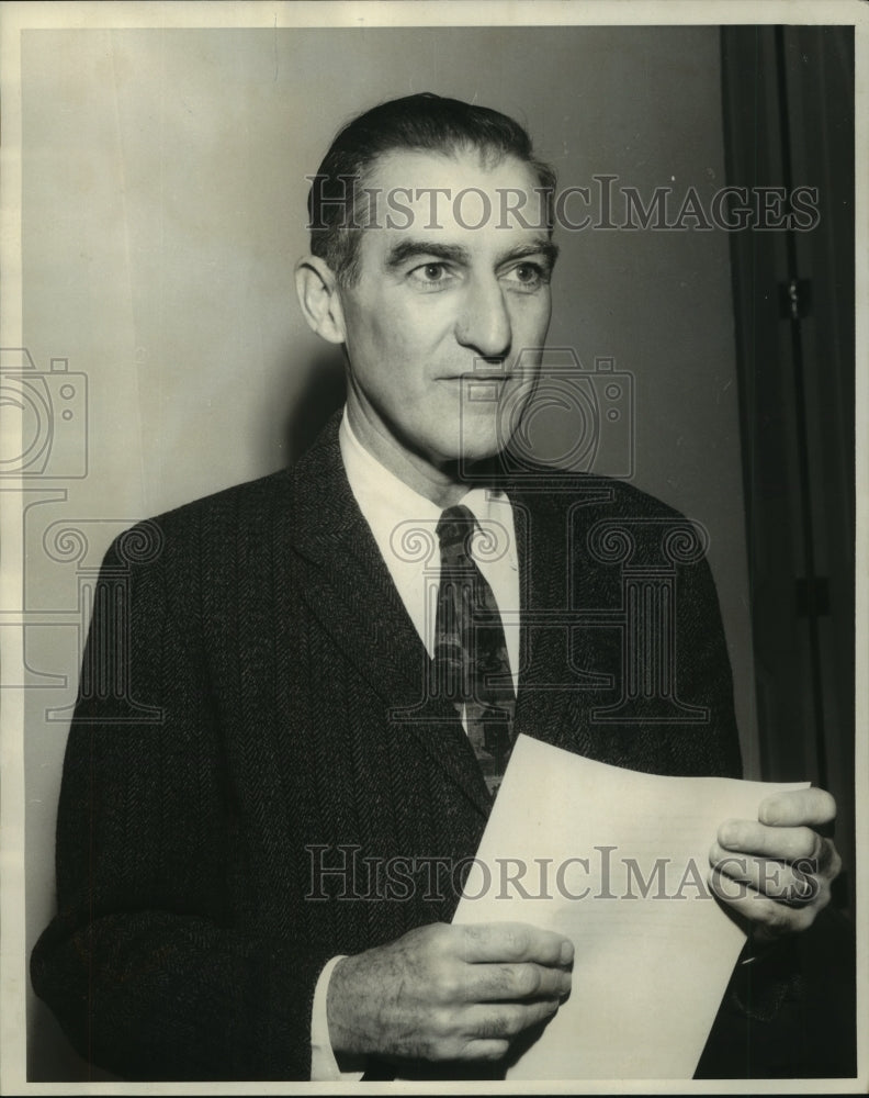 1968 Press Photo Brendan Gill, Royal Orleans - nob24932