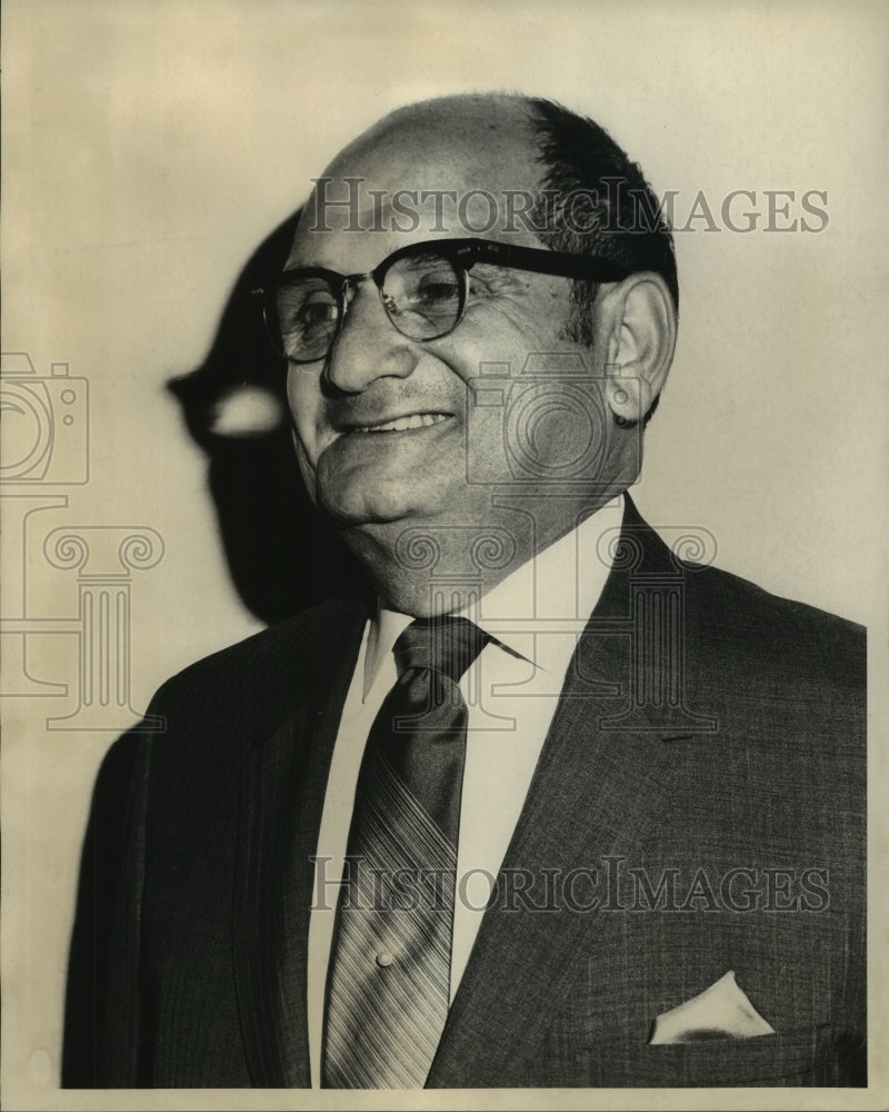 1969 Press Photo Leon Giliberti, president of Kiwanis Club of Greater Gentilly