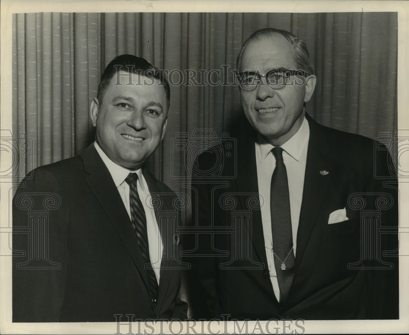 Load image into Gallery viewer, 1962 Press Photo Charles A. Giuski and George M. Klepper - nob25439
