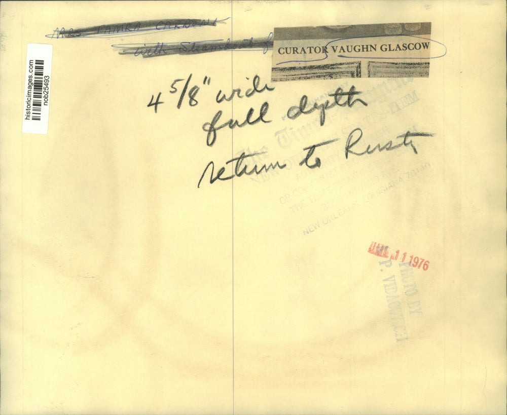 1976 Press Photo Businessman Curator Vaughn Glascow - nob25493