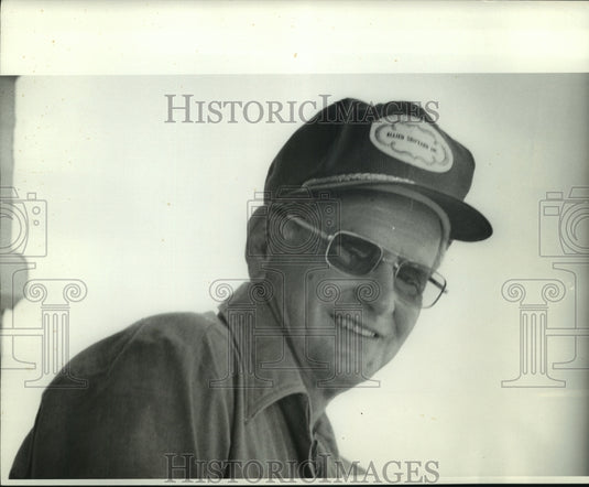 1974 Press Photo Long time resident of Grand Isle, Louisiana - nob25768