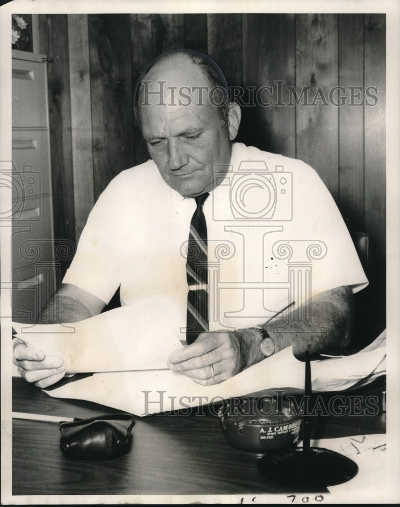 1968 Press Photo George Gillespie heads the L. Robert Rivarde Memorial Home- Historic Images