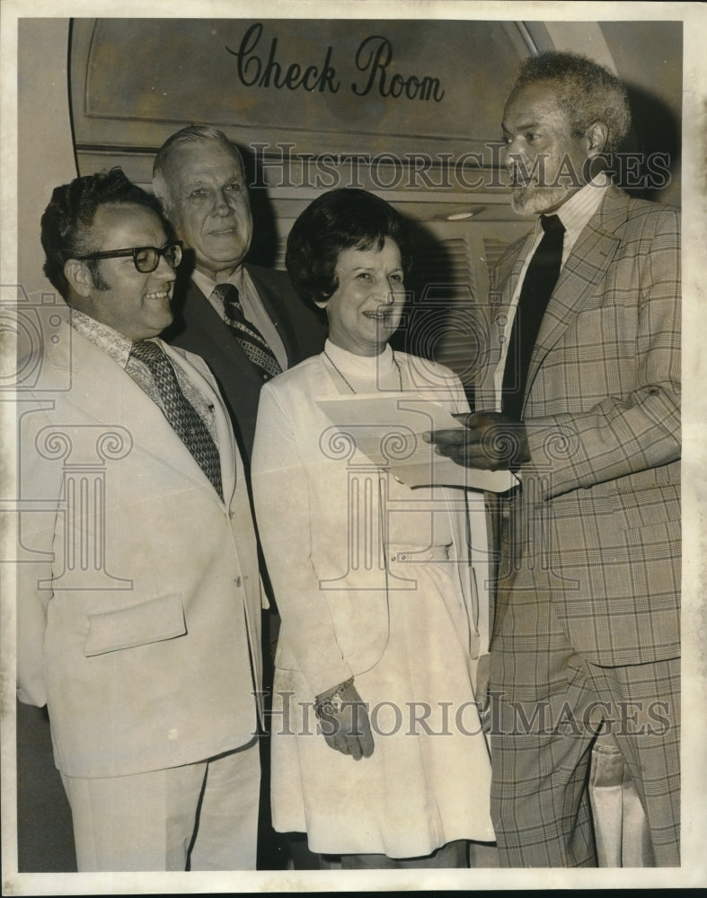 1973 Press Photo Goals To Grow-new officers and retiring president- Historic Images