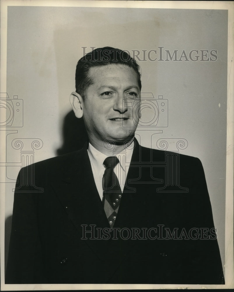  Press Photo Dr. Richard Greene, New Orleans, Pres. Mid-South Bridge Conference- Historic Images