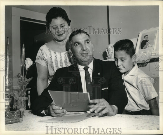 1960 Press Photo New Orleans police superintendent Joseph I. Giarusso