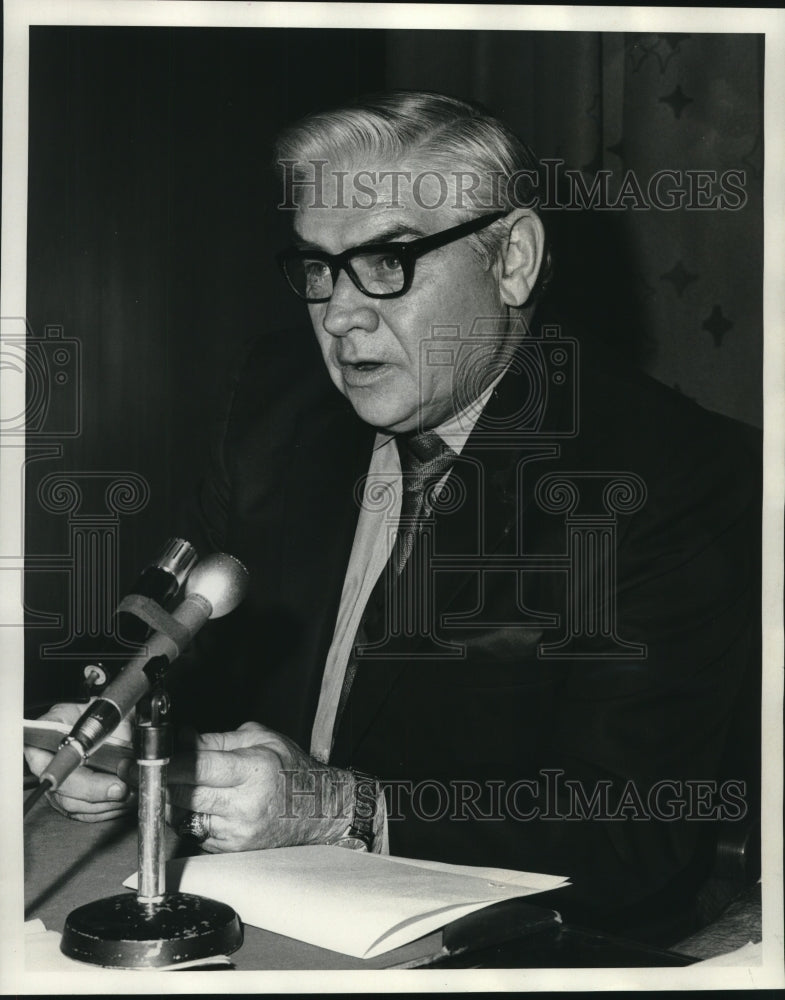 1970 Press Photo Judge Edward Haggerty, Jr. at Criminal Court building- Historic Images