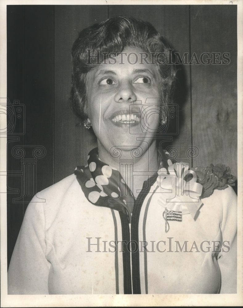 1971 Press Photo Frances Haydel, Le Demi Peit Chapeau of Orleans Salon No. 144