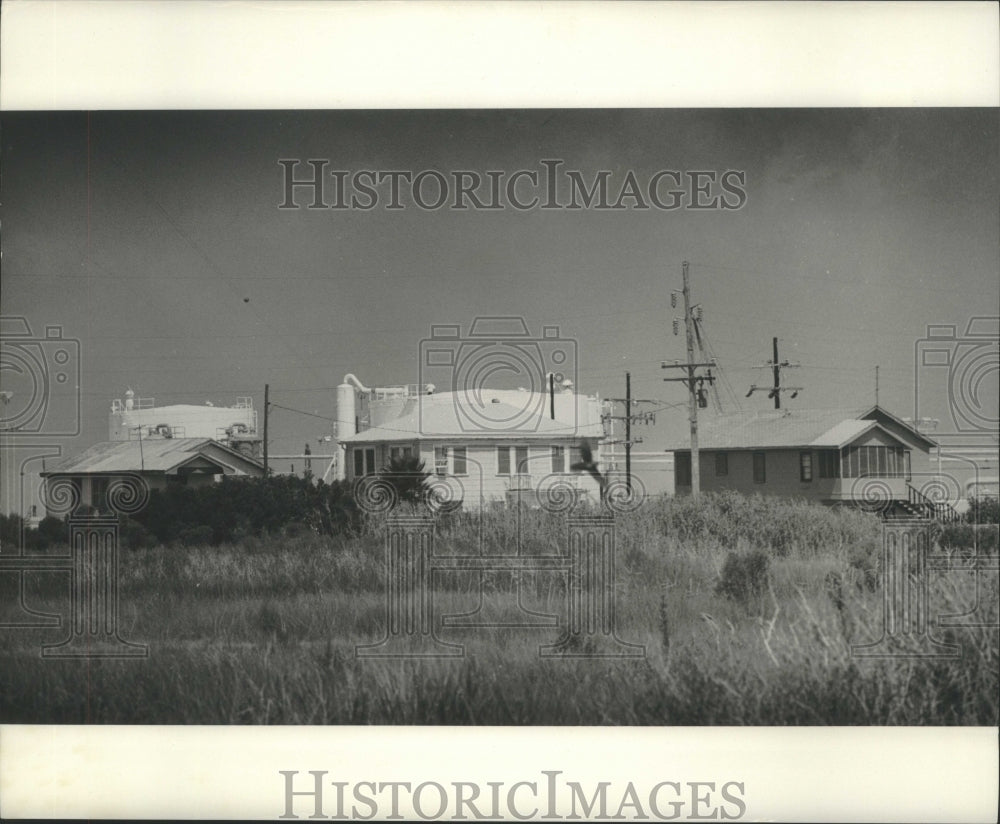 1974 Press Photo Residential Homes on Grand Isle, Louisiana - nob28318