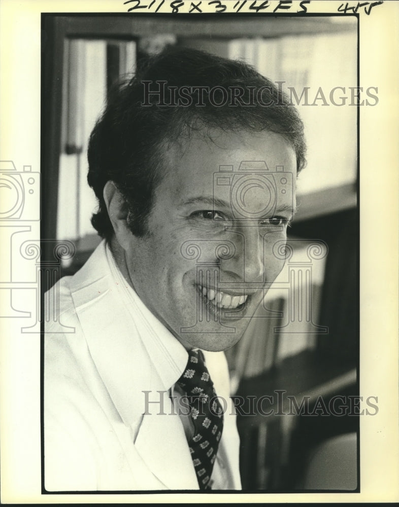 1979 Press Photo Dr. Jay P Goldsmith, chairman of pediatrics department, Ochsner- Historic Images