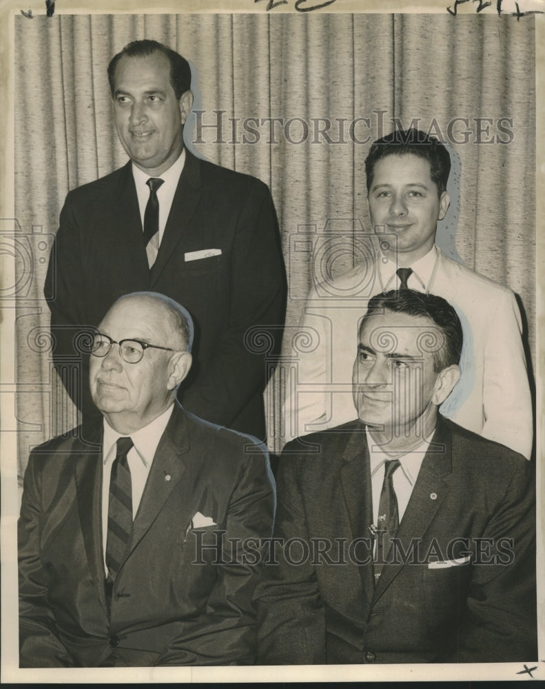 1962 Press Photo New Officers of the Exchange Club of New Orleans- Historic Images