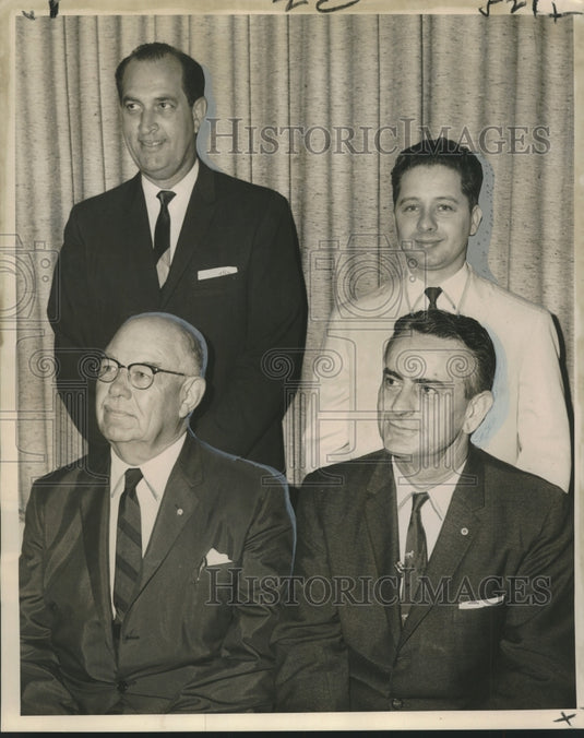1962 Press Photo New Officers of the Exchange Club of New Orleans- Historic Images