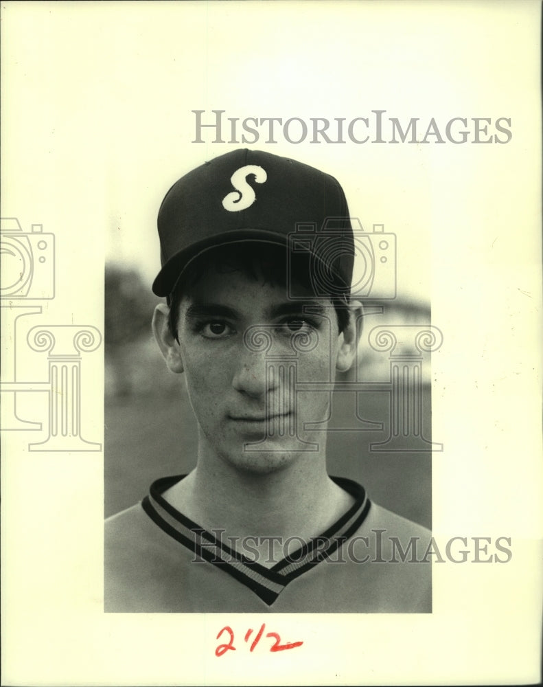 1984 Press Photo Donald Herry, among top pitchers in American Legion baseball- Historic Images