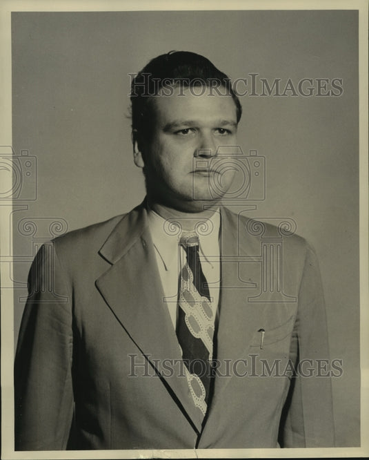1949 Press Photo Thomas Harllee of Tulane University- Historic Images