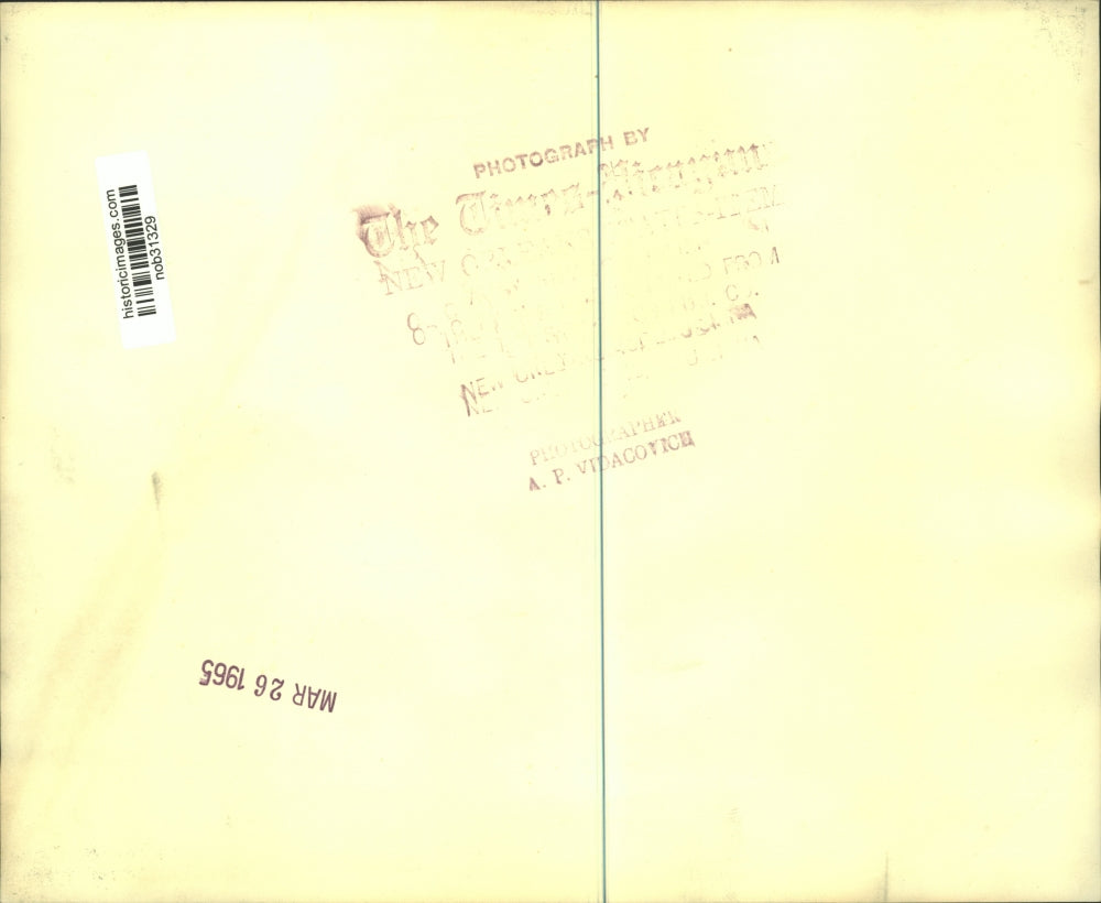 1965 Press Photo View of Hibernia Homestead and Savings Association building