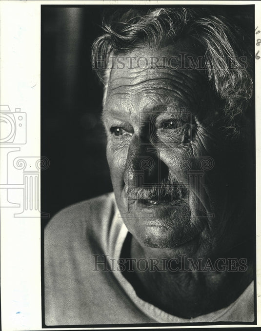 1981 Press Photo Gerald Boudreaux, the real "Caliste Hebert" - nob33279- Historic Images