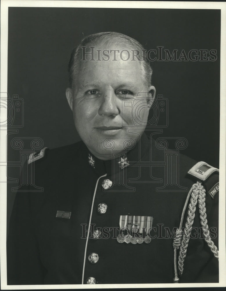 1980 Press Photo Claude Hedspeth, Associate Bandmaster- United States Army Band- Historic Images