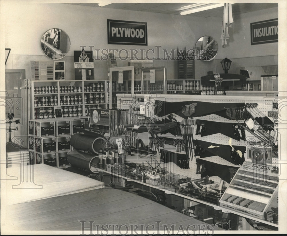 1967 Press Photo Hill Behan Lumber Company at 1319 Newton in Algiers - nob34056